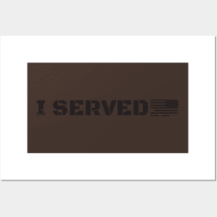 I Served | USA Military Service Posters and Art